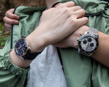 Forever duplication watches are classic with black bezels.