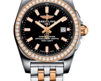 Fake watches online are composed of steel and rose gold materials.
